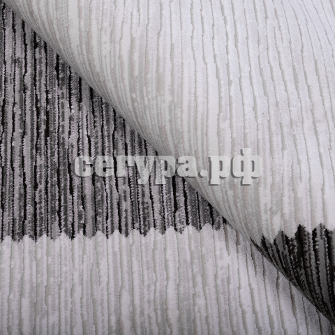 Турецкий прямой серый ковер meryland 17130