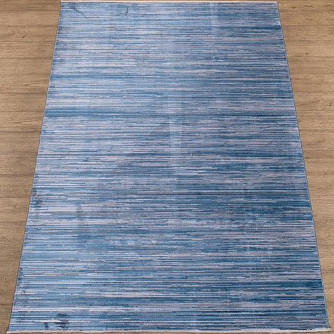 Турецкий прямой синий ковер nova ft85a